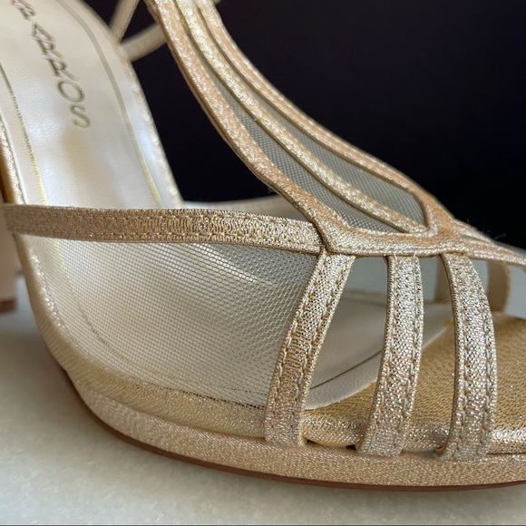 Caparros Lucky Peach Glitz Heels Size 8.5 - Picture 5 of 9